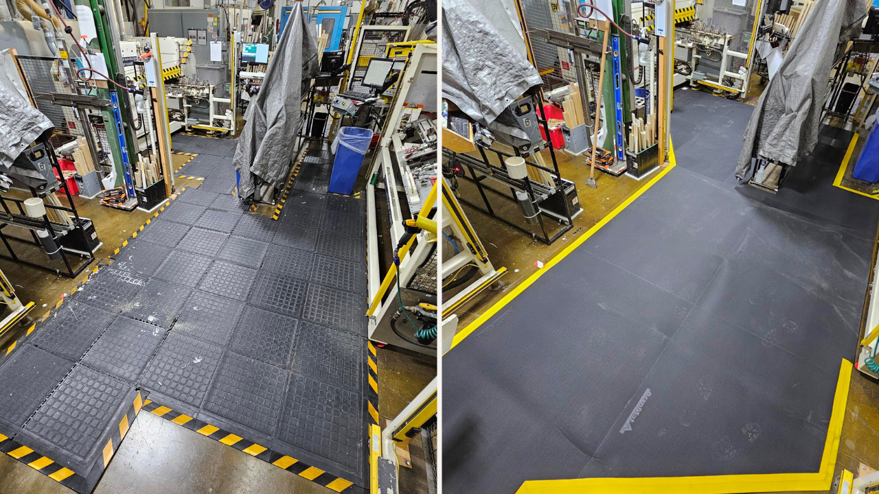Modular Tiles or Custom Anti-Fatigue Mats?
