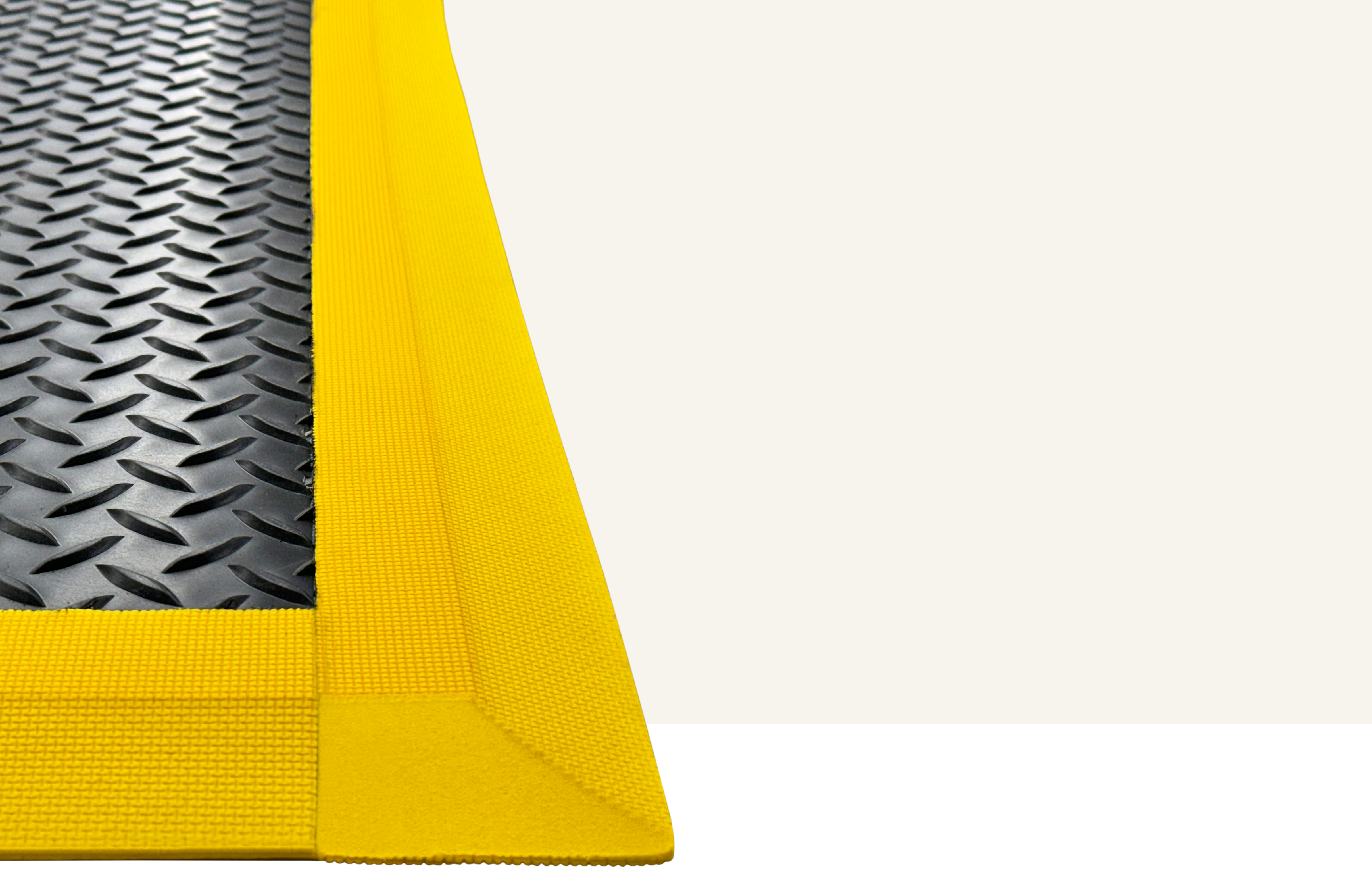 NitriTuf Diamond Series, Yellow Border, 4’ Wide