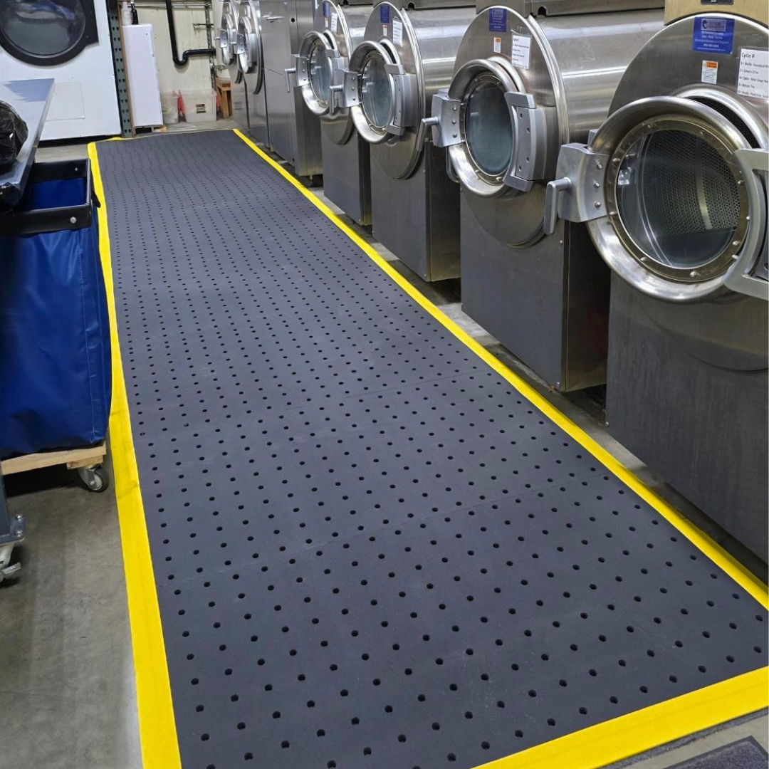 100-1 Series, Yellow Border w/ Drainage Holes