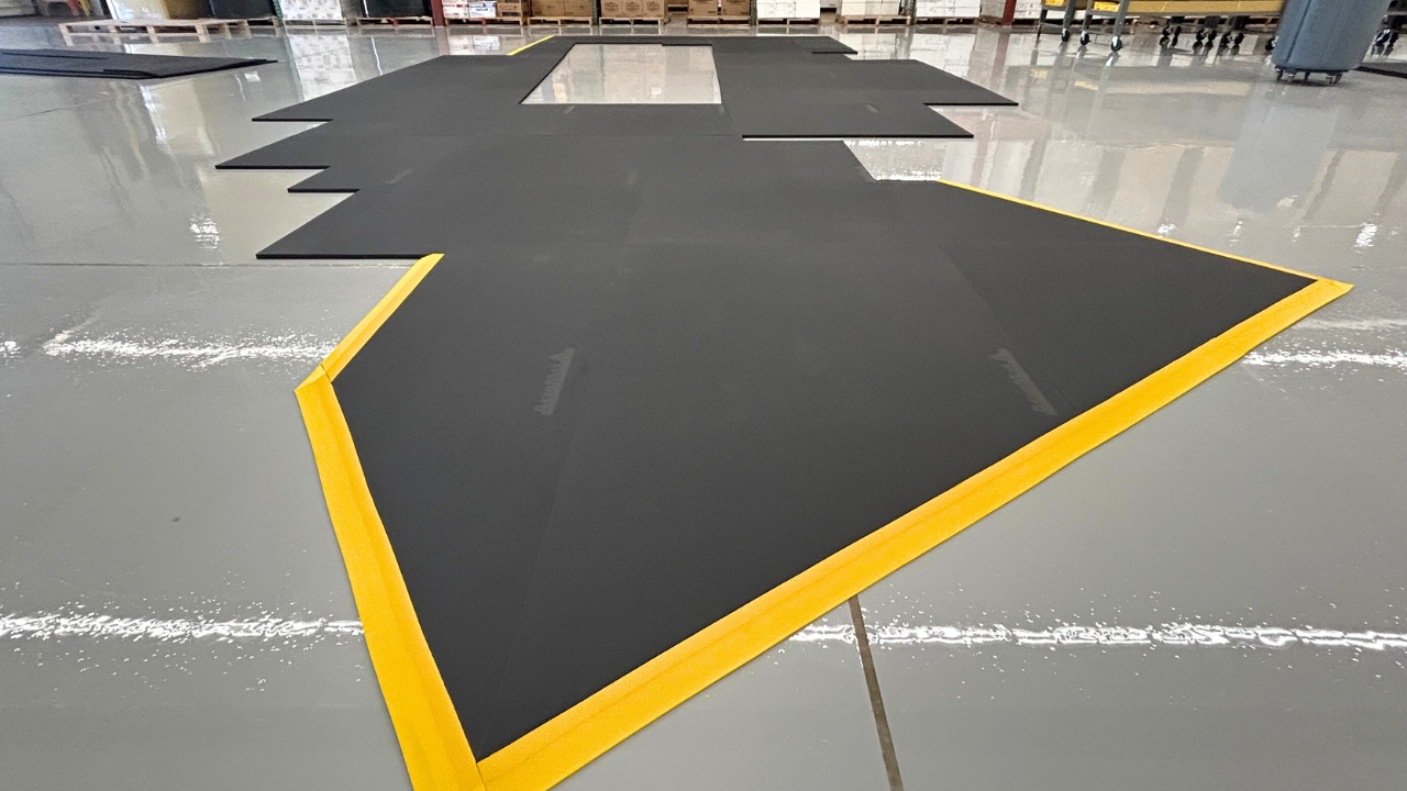 100-1 Series, Yellow Border, 2’ Wide | AcroMat